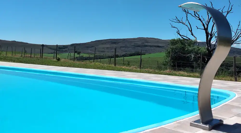 Paisagem ao redor da pousada