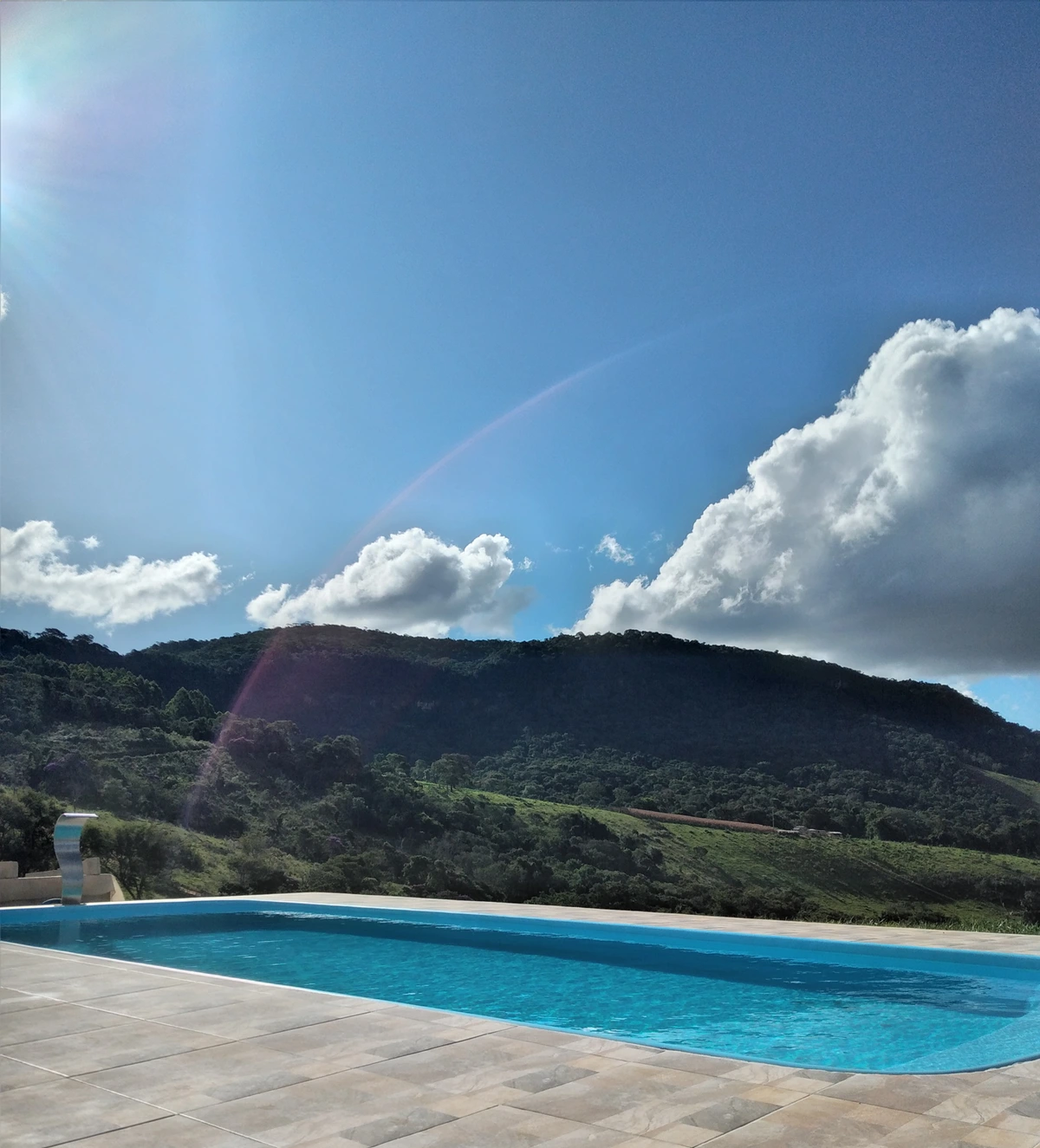 Paisagem vista da pousada